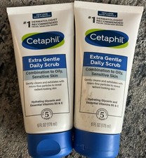 2 Pack Cetaphil Extra Gently Daily Scrub - 6 fl oz each