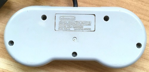 MANETTE OFFICIELLE SUPER NINTENDO SNES PAL EURO CONTROLLER GAME PAD - Bon état - Picture 6 of 7