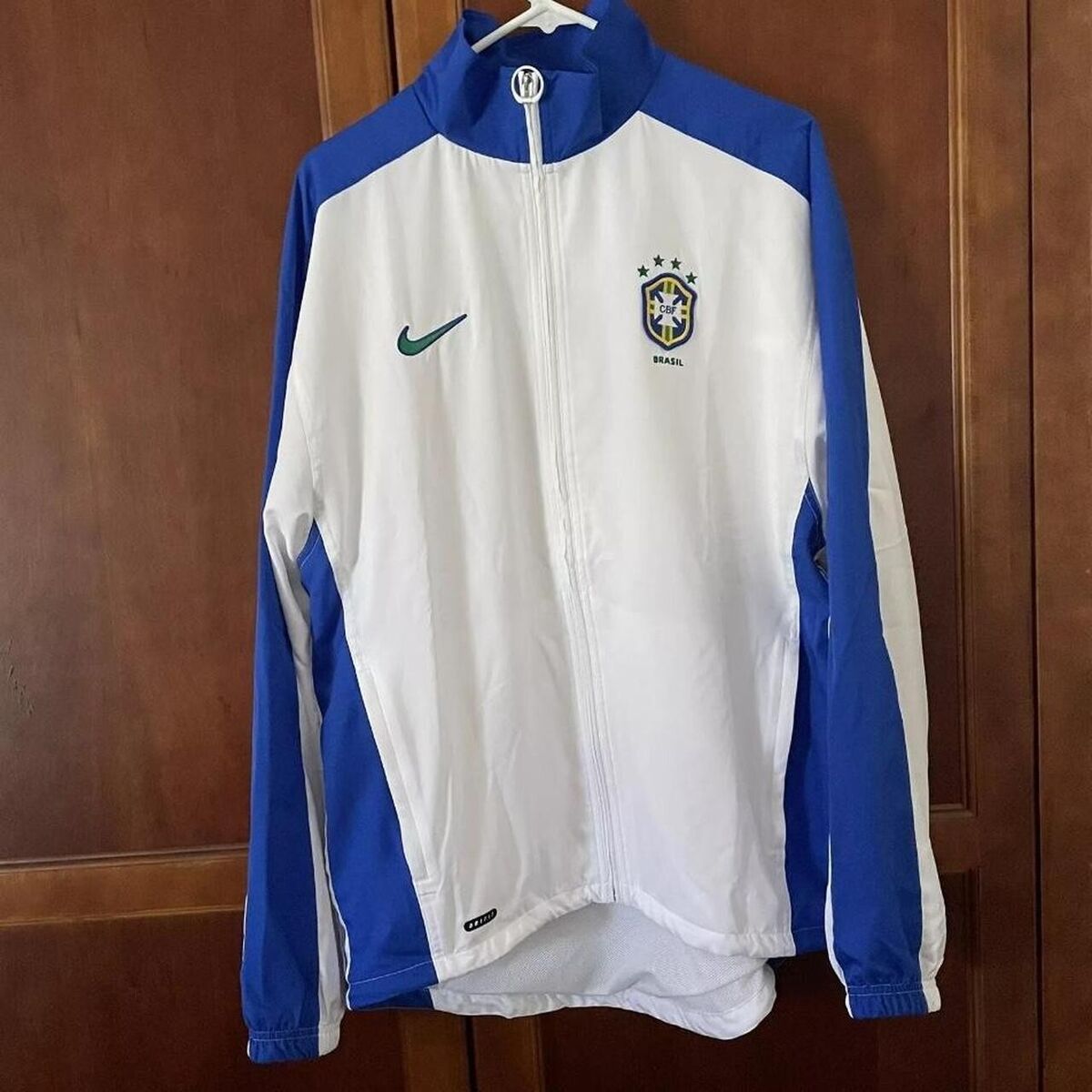 Brazil 1998 Reissue Men's Nike Soccer Replica Track Jacket Brazil 1998 Reissue Men's Nike Soccer Replica Track Jacket