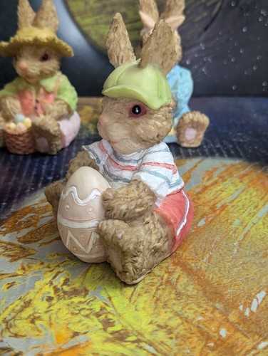 Vintage Lot Of 5 K's Collection Easter Bunny Rabbit Figure Carrot Eggs Watering - Picture 9 of 24