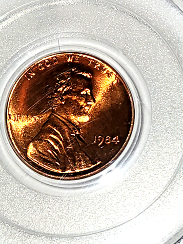 1984 P LINCOLN CENT PCGS MS68 RD! - Picture 2 of 4