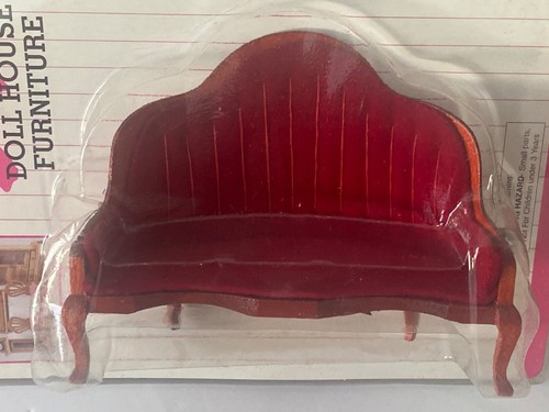 Muebles en miniatura para casa de muñecas de colección tradicionales recogidas sofá sofá oficina cuna - Imagen 7 de 14