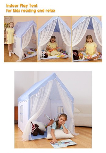 Kids Large Play House Tent, Starry Night Large Kids Playhouse- Glow in the Dark - Picture 8 of 8