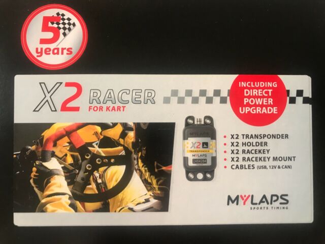 MyLaps X2 Direct Power Kart Transponder Includes 5 Year Subscription MyLaps X2 Direct Power Kart Transponder Includes 5 Year Subscription