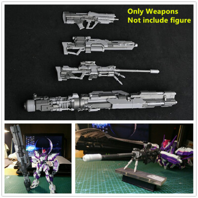 for MG 1/100 or 1/6 Figure MK Sniper+Rifle*2+Beam Launcher+