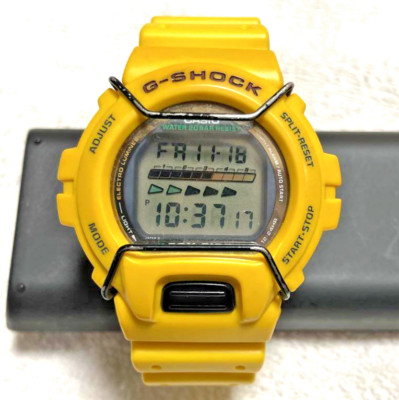 CASIO G-SHOCK DW-6630B Vintage 1994 FOX FIRE Yellow Watch