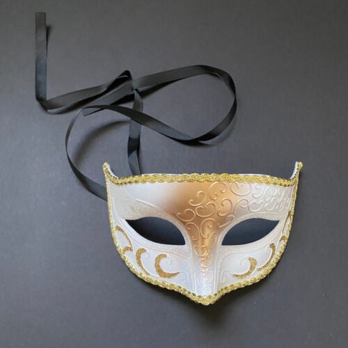 Popular Mens Unisex Masquerade Ball Eye Mask Costume Prom Bridal Party eye Mask - Picture 12 of 33