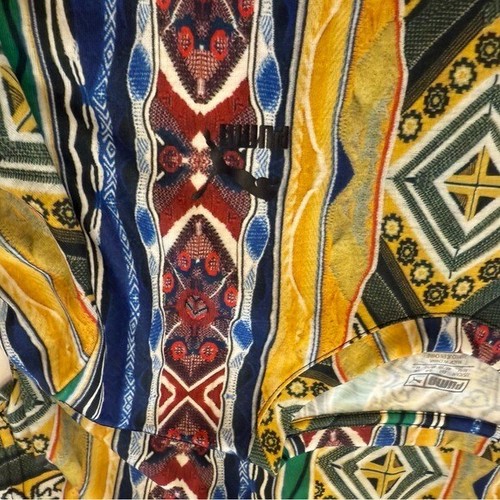 Puma x Coogi Tee Multicolor Men’s T Shirt Short Sleeve Size Medium Tunic Length - Picture 5 of 9