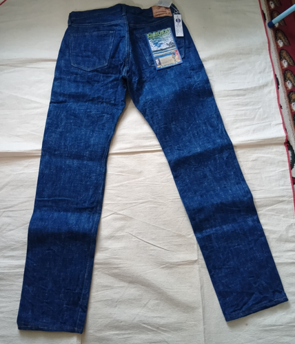 SAMURAI JEANS S710XX17oz-SLB 17oz Slub Murakumo Model Slim Straight Size32-40 - Picture 2 of 12