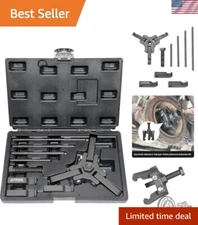 Harmonic Balancer Damper Pulley Removal Tool Kit for Ford GM Chrysler Chevy