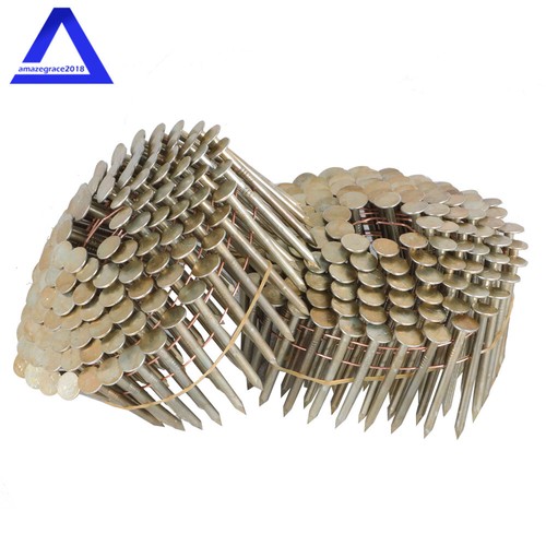 7200 Stck. 1-3/4"" × 0,12"" 15 Grad verzinkte Spule Dachnagel 3/8"" Kopfdurchmesser - Bild 2 von 10