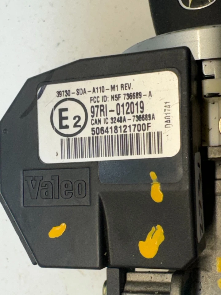 2004-2005 ACURA TL bloqueio do interruptor de ignição com chave e imobilizador fabricante de equipamento original 39730-SDA-A110-M - Imagem 4 de 4