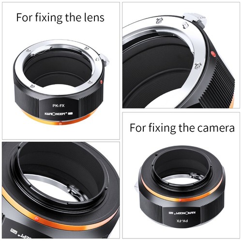 K&F CONCEPT PK-FX Pentax PK K Lens to Fuji FX XF X Mount Camera Adapter - Picture 5 of 8