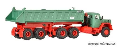 Kibri 14036 Spur H0 - MAGIRUS DEUTZ mit MEILLER Kippsattelauflieger NEU und OVP - Bild 4 von 4