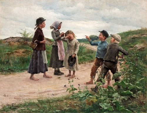 FANNY BRATE ARTIST OIL PAINTING SIGNED..