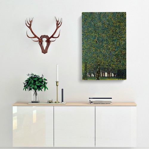 The Park By Gustav Klimt Canvas Wall Art Print Framed Picture Decor Living Room - Picture 3 of 6
