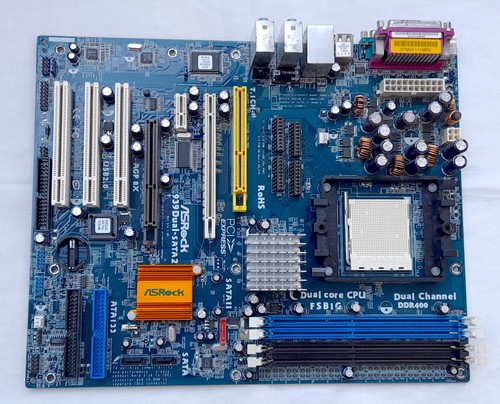 Asrock 939 dual SATA2, gniazdo płyty głównej 939,CPU, chłodnica - Zdjęcie 6 z 24