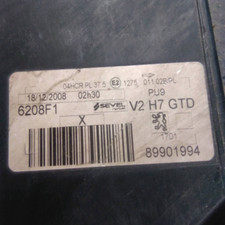 6208F1 proiettore anteriore sinistro per PEUGEOT 807 2.2 16V HDI MNV