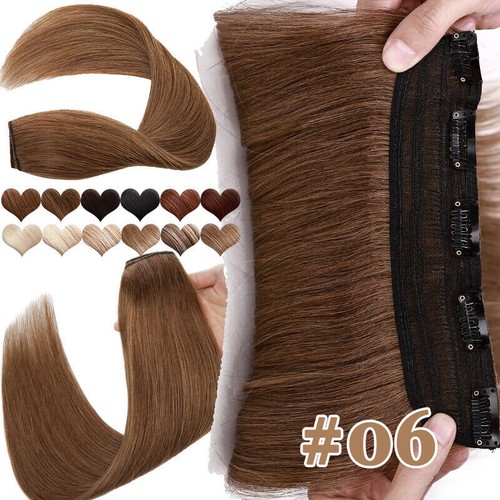 Remy Weft Clip In EINTEILER Haarverlängerung 100% Echt Remi Haar Dick Vollkopf - Bild 22 von 44