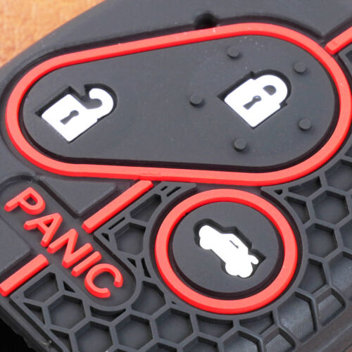 4 Button Key Fob Holder Cover Case Shell Silicone For Honda Accord Odyssey 2010 - Picture 4 of 7