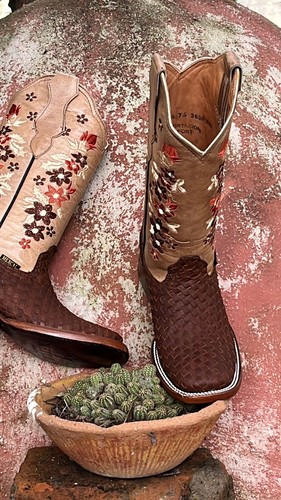 Botas Mexcal Bota Vaquera Mujer Petatillo Miel/Choco 9 🙂 🙂 26 🙂 - Imagen 5 de 6