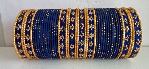 Indian Bollywood Traditional Wedding Metal Bridal Bangles Fashion Jewelry Set - Picture 2 of 9