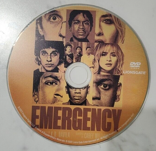 Emergency (DVD, 2022) - VERY GOOD (DISC ONLY)