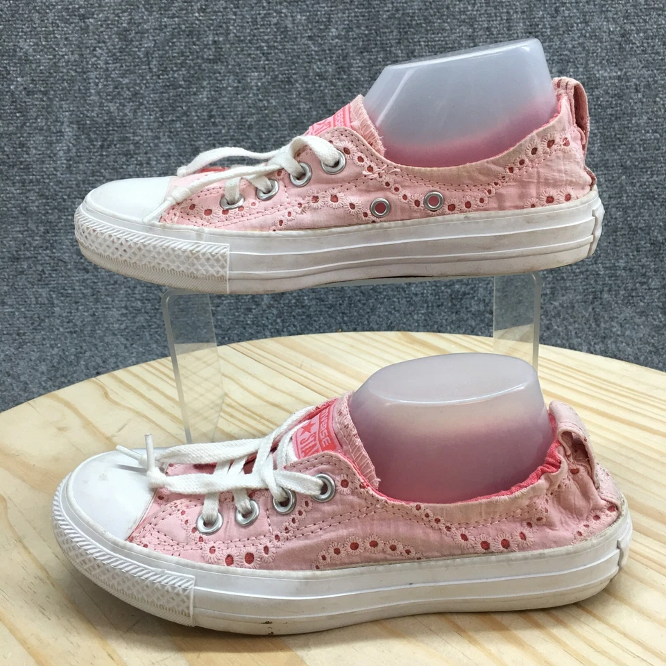 Zapatos Converse para mujer 6 All Star Shoreline rosa blanco con cordones informales 543201F Foto 2 de 4