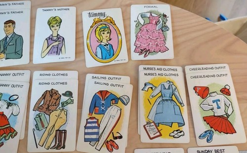 Vintage Tammy Kartenspiel Whitman 60er Jahre Papierpuppe Mode Spaß Sammelkarten - Bild 6 von 13