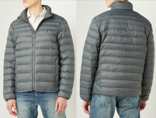 Polo Ralph Lauren vente en gros Terra Pony Quilted Packable Jacket Stepp Veste poussiéreuse XS