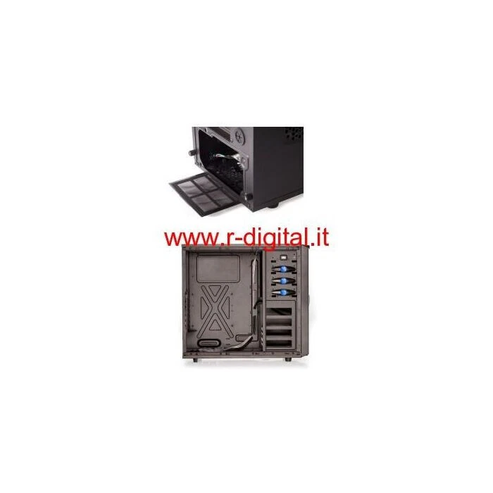 CASE ITEK PEARL GAMING MIDDLE TOWER MODDING USB NERO con PANELLO FRONTALE RAID - Immagine 3 di 3