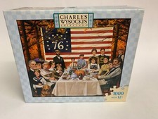 Charles Wysocki - And The Thankful Ate A Healthy Meal - 1000 Pieces