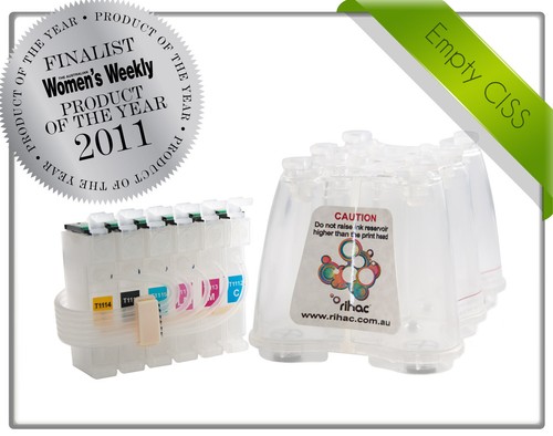 Rihac Empty CISS for Epson Artisan 1430 using 81 81N 82N cartridges sublimation  - Picture 1 of 4