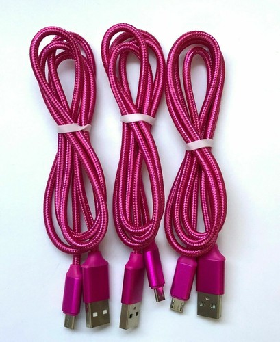 3X 6FT Micro USB Charger Fast Charging Cable Cord For Android Tablet Cell Phone - Picture 4 of 9