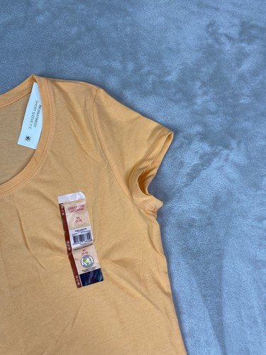 No Boundaries Juniors T-Shirt Short Sleeve Peach Jelly Crewneck M (7-8) - Picture 2 of 6