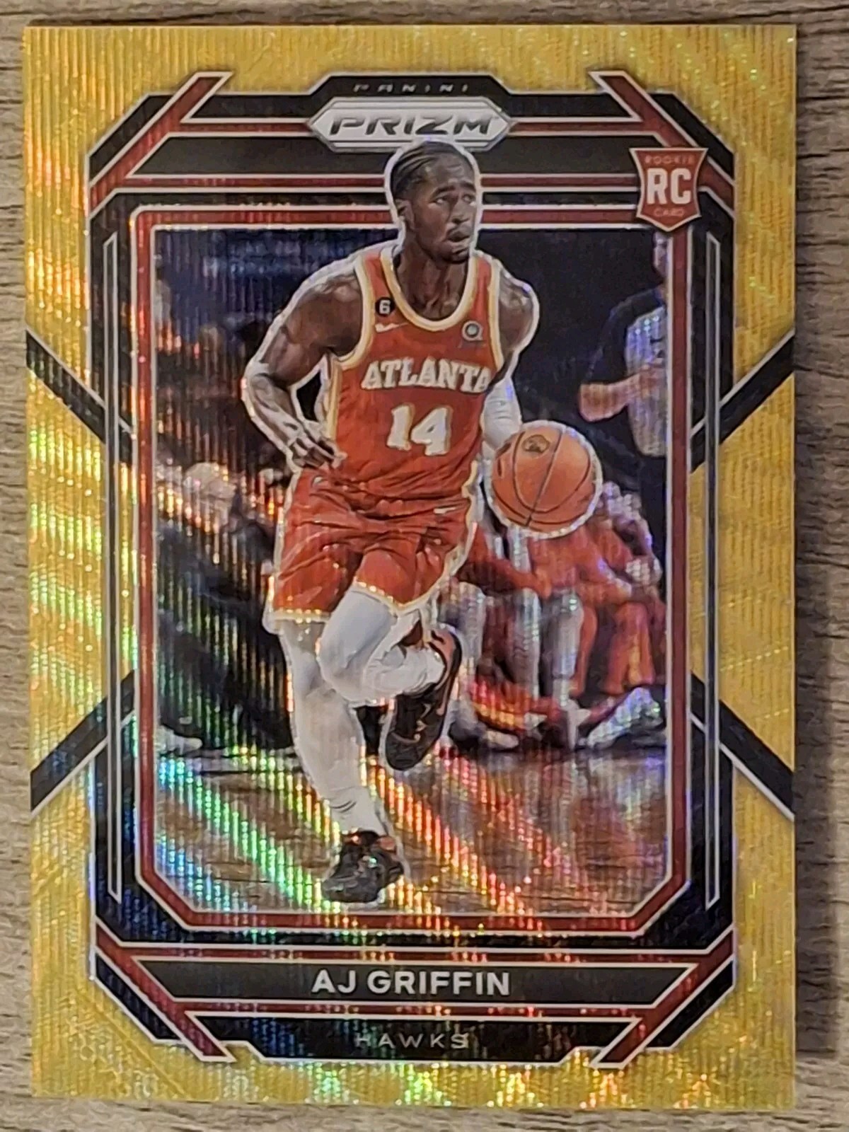 2022-23 Panini Prizm AJ GRIFFIN RC Rookie #248 Gold Wave Prizm /10