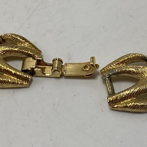 Vintage Monet Gold Strukturierte Kugeln Halskette Halskette Doppelstrang 15"" B11B - Bild 7 von 7