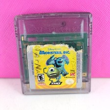 Monsters, Inc. (Nintendo Game Boy Color, 2001) Cartridge Only 