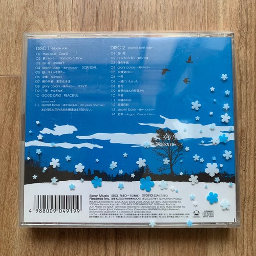 Anohana The Flower We Saw That Day Anime 10th Anniv illustration Book w/ Zone CD - Imagen 24 de 24