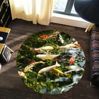 3D River Water Goldfish NA14033 Game Rug Mat Elegant Photo Carpet Mat Fay