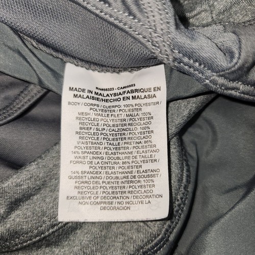 Girls Nike Grey Running Shorts XL Youth Comfort Waist Band Dri-Fit 4.5" Inseam - Picture 5 of 6