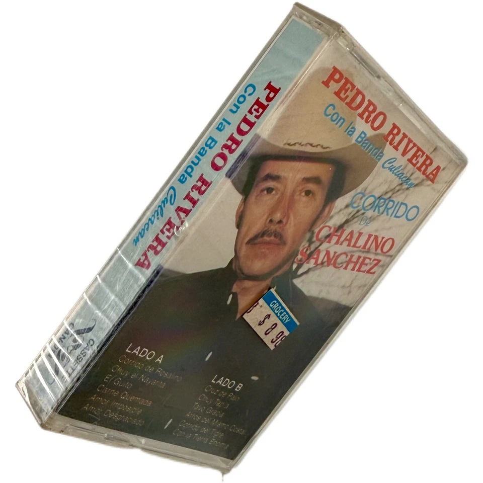 PEDRO RIVERA CORRIDO de CHALINO SANCHEZ Music Cassette Tape, 1992 New Sellado - Image 3 of 4