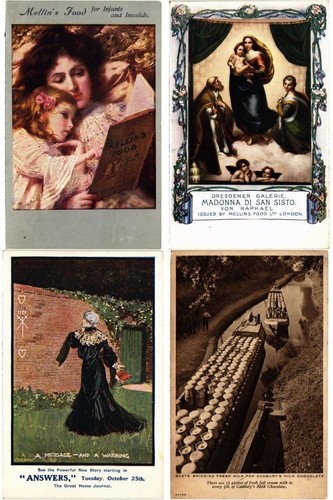 ADVERTISING MOSTLY BRITISH PRE-1940, 120 VINTAGE POSTCARDS (L7336) - Picture 24 of 24