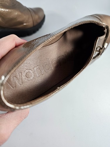 Wondersfly Women's Shoe Size 8.5 (39) Memory Gel Made in Spain Slip-on Wedge - Picture 10 of 12