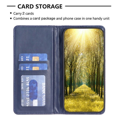Grid Leather Wallet Cover Case For Motorola G41 G62 G71 G72 E32 G13 G73 E20 - Picture 3 of 15