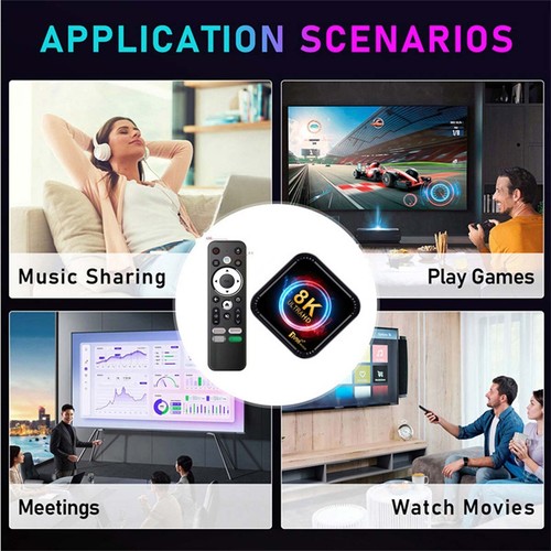 Smart Android TV Box 13 8K HD Stream Player WiFi Bluetooth Voice Stream Player - Picture 31 of 82