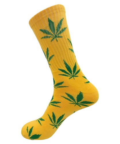 3er-Pack Marihuana Unkrautblatt GRÖSSE TRUE 18 Zoll lange BAUMWOLLSOCKEN 10-13 Set 38 - Bild 3 von 4