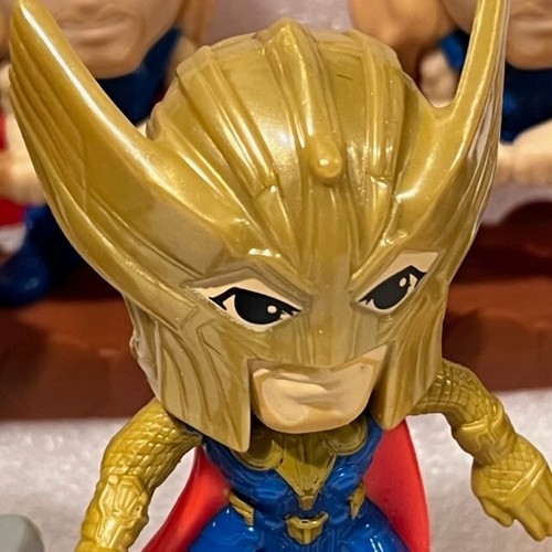 Thor McDonald's Toys Marvel Love and Thunder 2022 Lot of 9 Figures - Picture 3 of 11