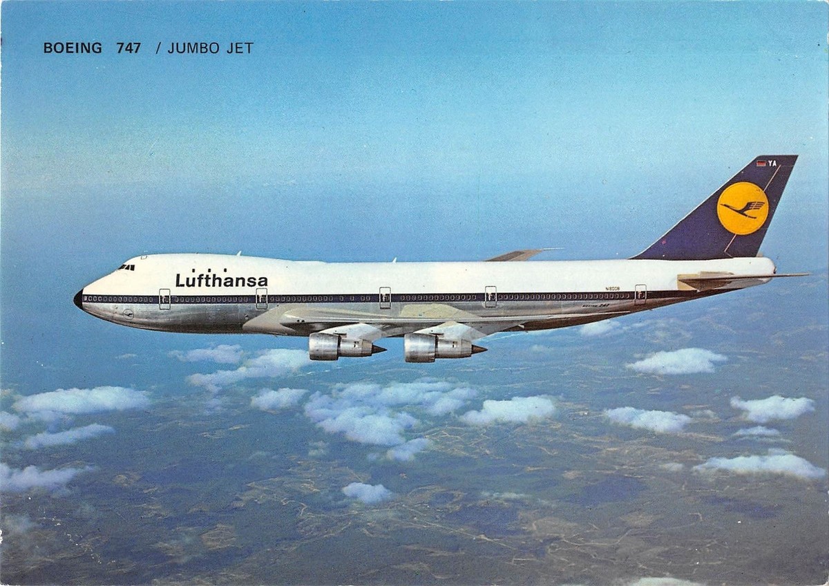 BR88487 boeing 747 jumbo jet lufthansa plane airplane avion