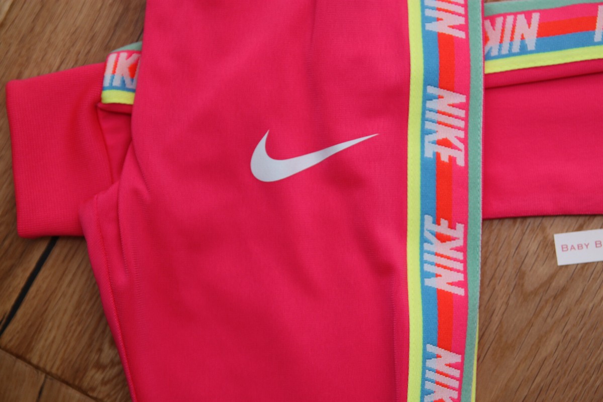 Nike Girl Jogging Set ~ Tracksuit ~ Neon Pink, Yellow, Blue, Green